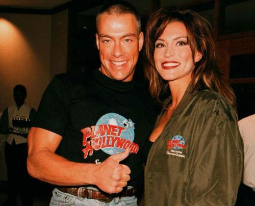 Jean-Claude Van Damme and Cynthia Derderian